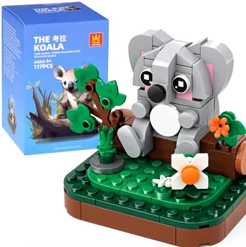 Jokomisiada Technical blocks Series: Wild land animals KOALA 117 pieces ZA5852 B