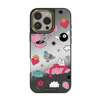 Side Quest - iPhone 16 Pro Max Case, Elite Mirror Dark (MagSafe) / Gold