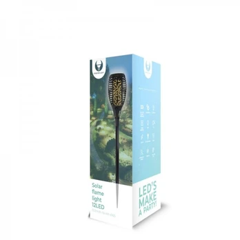 TelForceone saulės liepsnos lemputė 12LED 300mAh Ni-Mh IP65