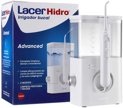 Tarpdančių irigatorius Lacer Hidro Advanced, baltas