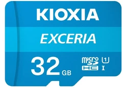 32 GB UHS-I U1 Kioxia Micro SD atminties kortelė su adapteriu