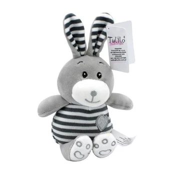 Pliušinis žaislas Tulilo Rabbit, pilkas, 26 cm