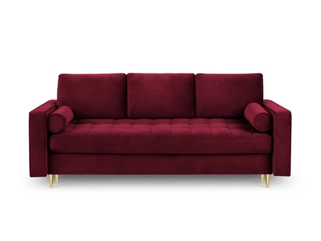 Sofa Milo Casa Santo, raudona/auksinės spalvos