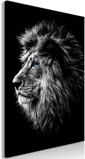 Artgeist Paveikslas - Mėlyna-eyed Lion (1 Part) Vertical