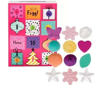 Technic advento kalendorius 12 Day Bath Fizzer Advent Calendar