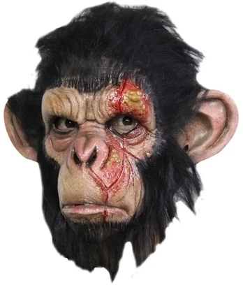 Partychimp Infected beždžionės kaukė