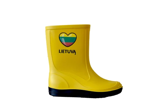 Guminiai batai Paliutis Myliu LT, geltona, 29, 2 vnt.