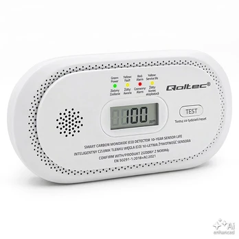 Wireless carbon monoxide CO detektor 85dB alarm