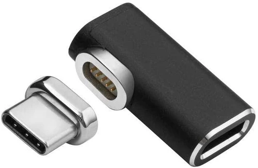 Adapteris USB MicroConnect Magnetinis USB-C adapteris 90°