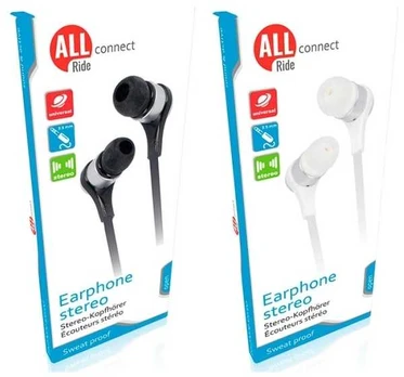Ausinės All Ride Allride connect øretelefoner med mikrofon