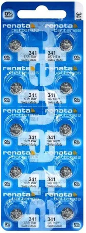 Renata 341 (SR714SW) baterijos 10 vnt.