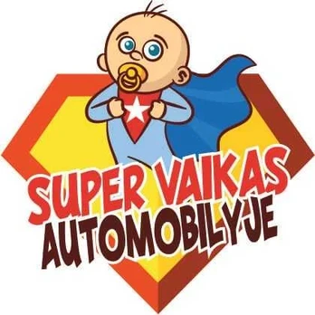 Lipdukas Super Vaikas automobilyje