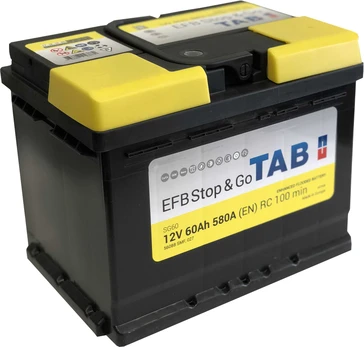 AKUMULIATORIUS TAB 60AH 580EN (A) R EFB STOP & GO TEFB60R