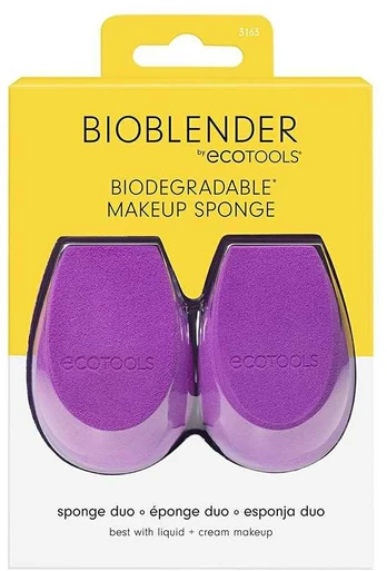 Ecotools Bioblender Biodegradable Makeup Sponge Lote 2 Piezas