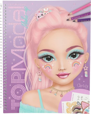 Topmodel - Make Up Colouring Book (413983)