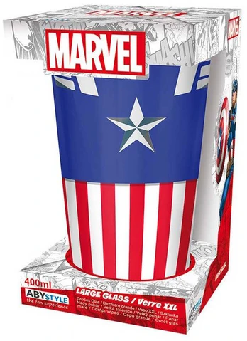 Abystyle Marvel - Captain America Glass