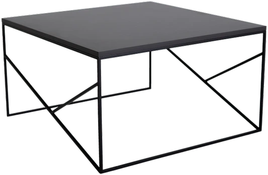 Customform Kavos staliukas, Fancy Basic, 80x80 cm, juodas