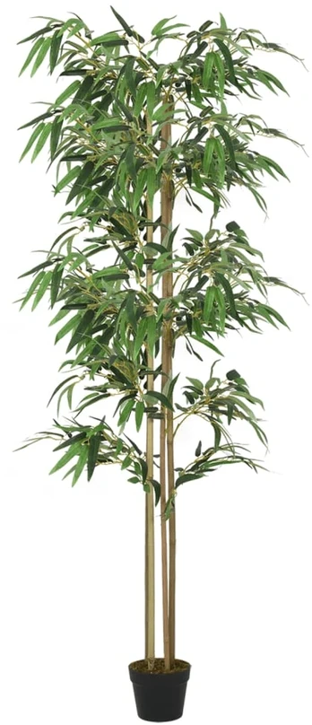 Dirbtinis bambukas, žalios spalvos, 150cm, 988 lapai