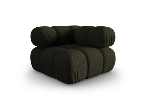 Modulinės sofos dalis - kampas, Bellis, 1 sėdynė, 94x94x70, Amazon Green