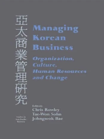 Managing Korean Business