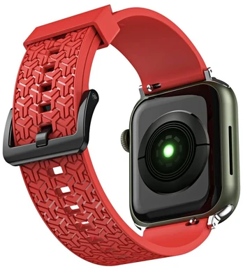 Hurtel Dirželis bransoleta do zegarka Apple Watch 38 / 40 / 41 mm - raudona