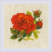 Red Rose siuvinėjimo rinkinys iš RIOLIS Nr.: 1843 kaina