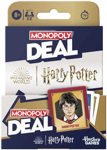Hasbro Spanish Harry Potter Monopoly Deal game