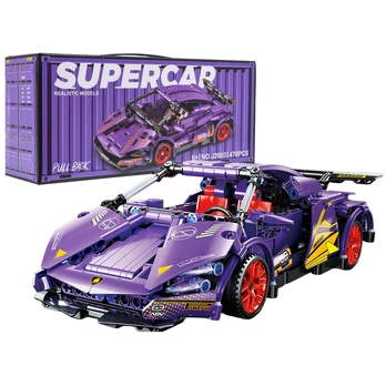 Konstruktorius Violetinis sportinis automobilis 470 el.