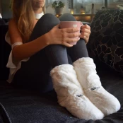 Hot Boots Deluxe - White (01716.WT) kaina