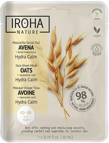 Iroha OAT facial tissue mask 1 unit