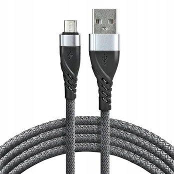 Everactive Usb - Microusb B kabel, 1m, pilkas, greitas įkrovimas
