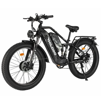 Elektrinis dviratis Philodo Jumbo 26", juodas