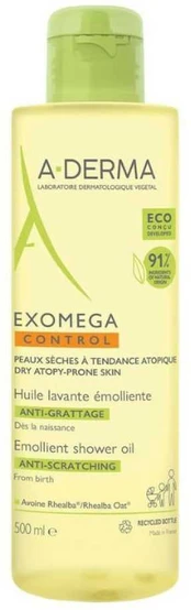 A-Derma Exomega Bath And Shower Oil, 500 ml