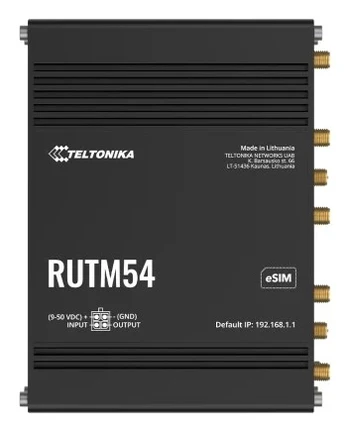 Teltonika Networks RUTM54 (EU) 5G LTE global router with TELIT modem