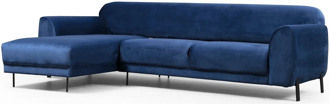 Kampinė sofa - lova Image Corner kairė ( Chl-3R ) mėlyna