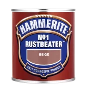Gruntas HAMMERITE RUSTBEATER Nr1, rudas, 2,5 l kaina