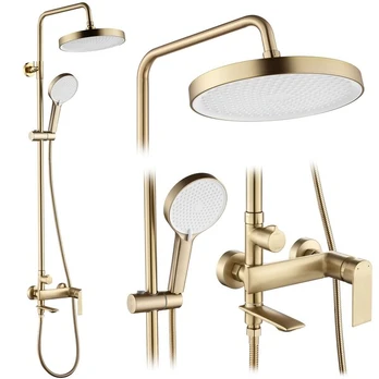 Dušo komplektas Rea Veneta Brush Gold