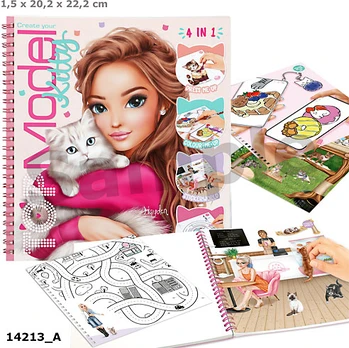 Topmodel - Kitty Colouring Book (0414213)