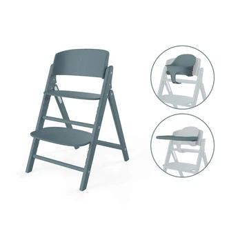 Cybex Click & Fold 3in1 Stone Blue Maitinimo kėdutė