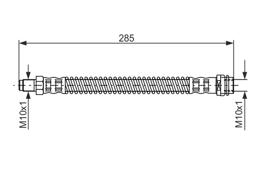 BOSCH 1 987 476 841 Brake hose