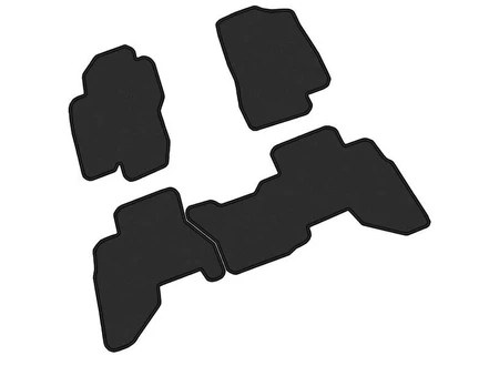 Kilimėliai ARS NISSAN PATHFINDER 2004-2012 (I ir II eilė) /MAX2 PureColor