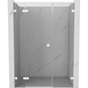 Dušo durys Mexen Lunar L Left, 140 cm x 200 cm, balta