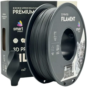 3D Plastikas - Filamentas PLA juodas | 1.75 mm, 5kg | SPrint