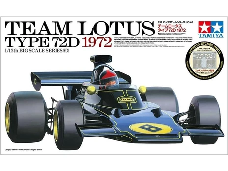 Surenkamas modelis Tamiya Lotus 72D 1972, 1/12, 12046