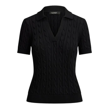 Megztinis moterims, Juoda, Sweater-pullover