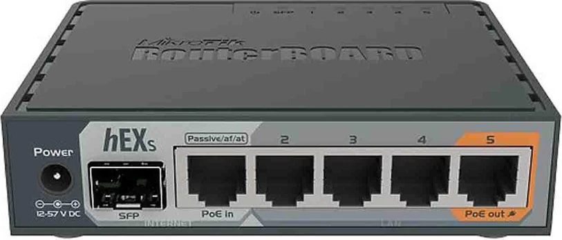 Maršrutizatorius MikroTik hEX S (RB760IGS)
