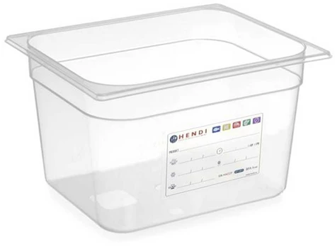 GN talpykla RVASVT, HENDI, GN 1/2, 9,5L