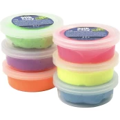 Silk Clay - Neon (6 x 14 g) (79140) kaina