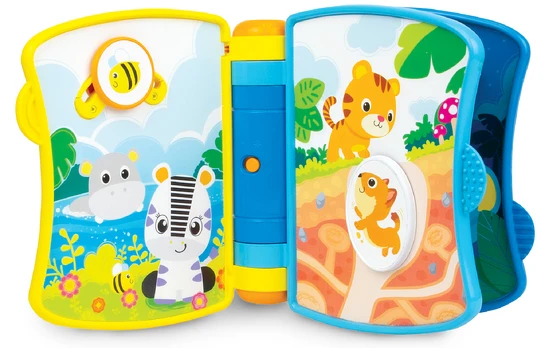 Knygelė Smily Play Interactive Jungle Book, įvairių spalvų