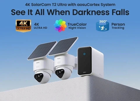 aosu SolarCam T2 Ultra Sistema-2 kameros
